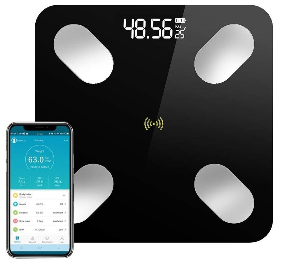 BATHROOM SCALE ANALYTICAL FITNESS GYM MULTIFUNCTIONAL SMART 17IN1 Manufacturer code 18105264