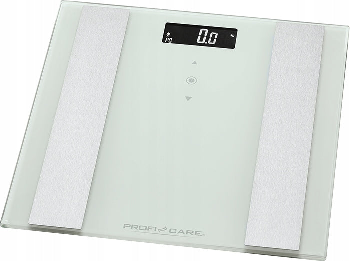 BATHROOM SCALE ANALYTICAL GLASS MEASUREMENT BMI BMR TISSUE WATER FAT