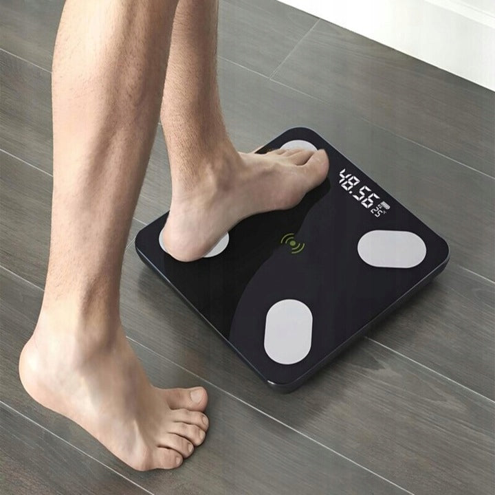 BATHROOM SCALE ANALYTICAL SLIM 180KG - 25in1 - ANDROID - iOS BLUETHOOT LCD Brand no brand