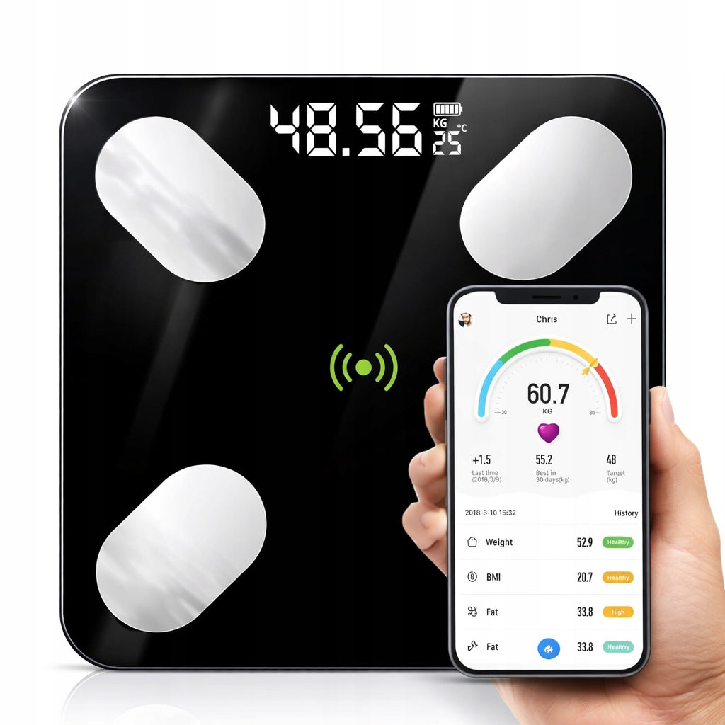 BATHROOM SCALE ANALYTICAL SMART+ APPLICATION in Polish 180KG Packaging status original