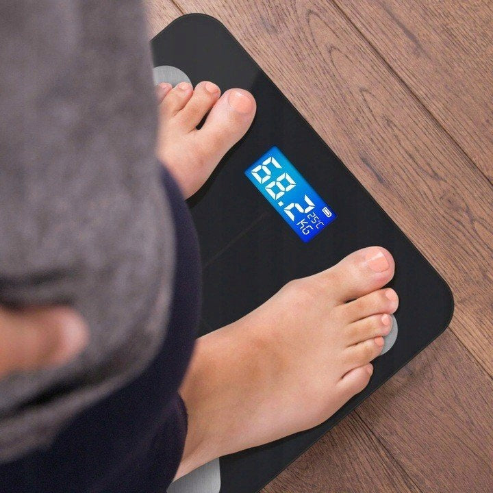 BATHROOM SCALE ANALYTICAL SMART SLIM PRECISE MEASUREMENT 180KG GLASS 17IN1 Manufacturer code Smart waga łazienkowa