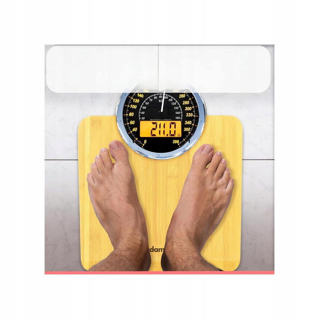 BATHROOM SCALE Adamson Hybrid 2 in 1 digital analog max 180kg J886 Packaging status original