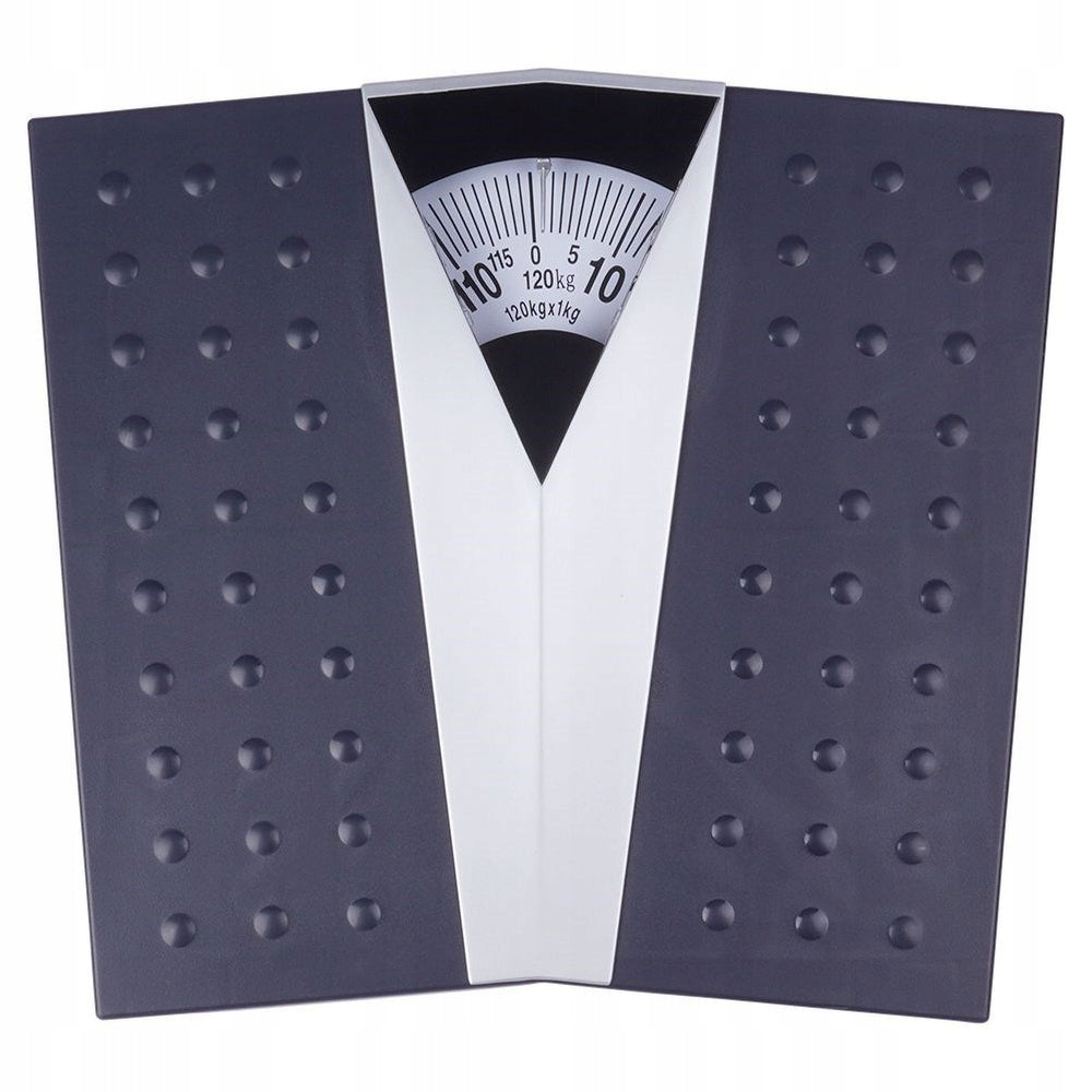 BATHROOM SCALE BLACK MECHANICAL CLASSIC PERSONAL SCALE 120KG Dominant color black