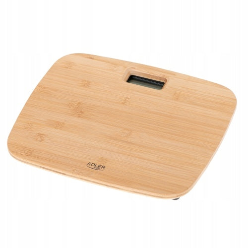 BATHROOM SCALE ELECTRONIC ACCURATE WOODEN LED UP TO 150KG PRECISION Manufacturer code ad_8173WAGA ŁAZIENKOWA ELEKTRONICZNA DOKŁADNA