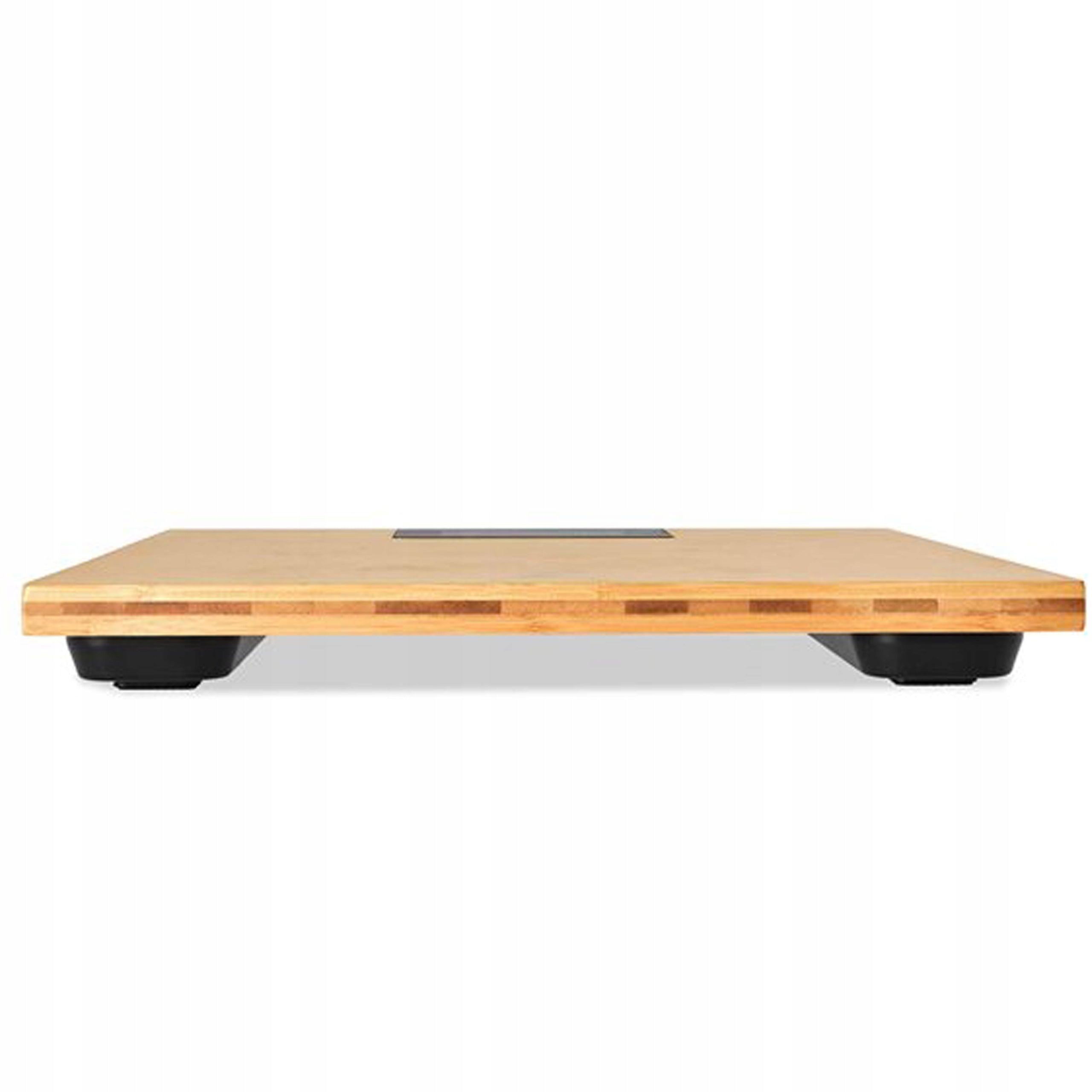 BATHROOM SCALE ELECTRONIC BAMBOO ANTI-SLIP DISPLAY 180 KG Packaging status original