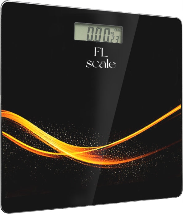 BATHROOM SCALE ELECTRONIC GLASS LCD 180 KG 50 G EBS-012 R-32A