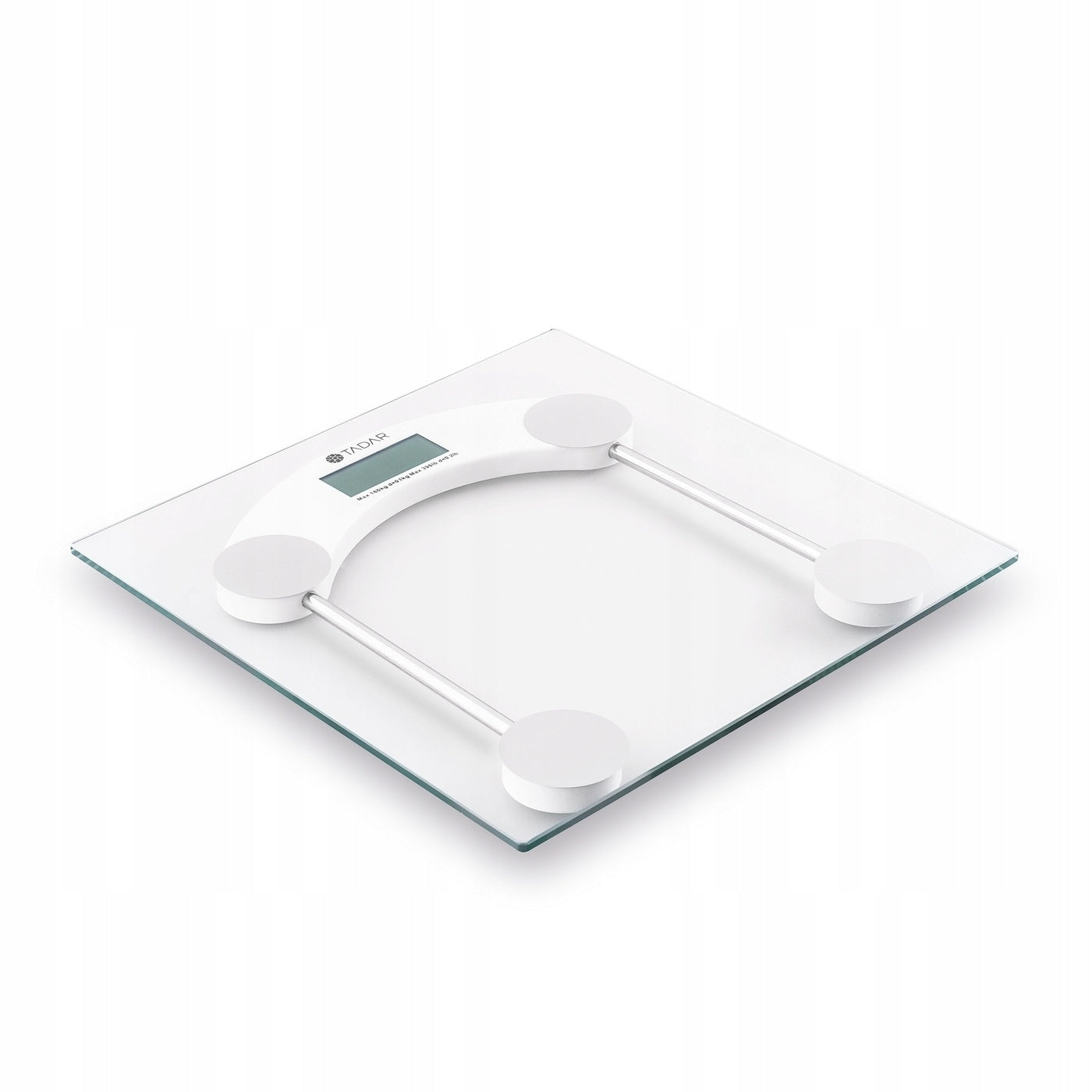 BATHROOM SCALE ELECTRONIC Glass Modern Tadar Balance 180 kg