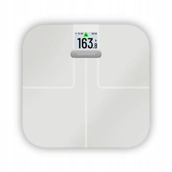 BATHROOM SCALE ELECTRONIC MODERN GLASS DISPLAY 180 KG GARMIN