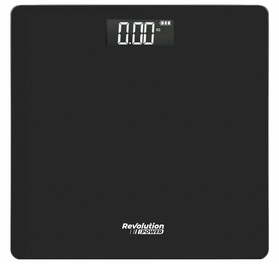 BATHROOM SCALE ELECTRONIC PRECISION GLASS BLACK SLIM LCD 180 KG