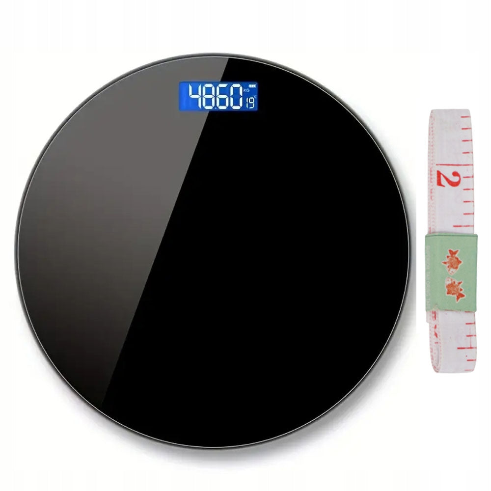 BATHROOM SCALE ELECTRONIC TEMPERED GLASS AUTOMATIC SHUTDOWN