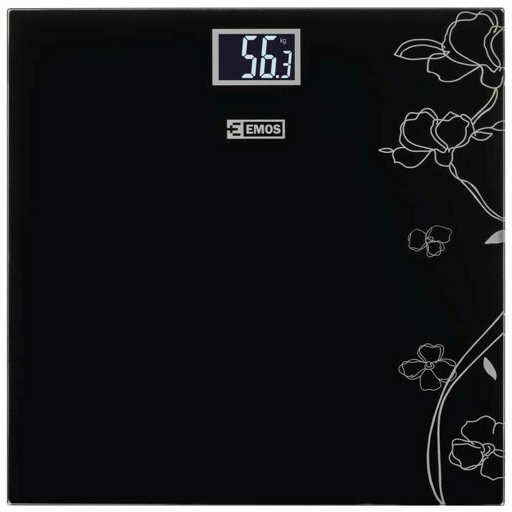 BATHROOM SCALE EMOS EV106 BLACK Brand Emos