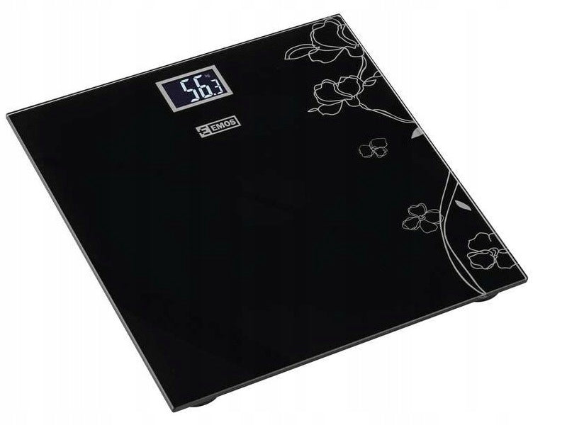 BATHROOM SCALE EMOS EV106 BLACK
