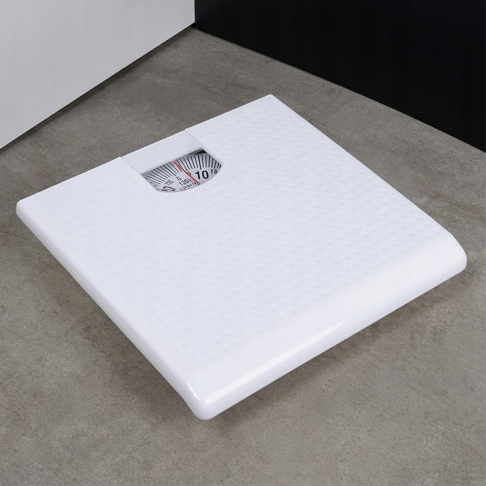 BATHROOM SCALE MECHANICAL ANALOG PERSONAL WHITE TRADITIONAL 120KG Brand Orion