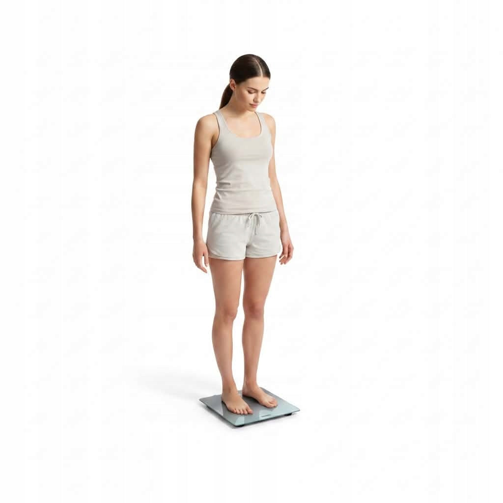 BATHROOM SCALE MODERN AND ELEGANT Hoffen AL-0841 Packaging status original
