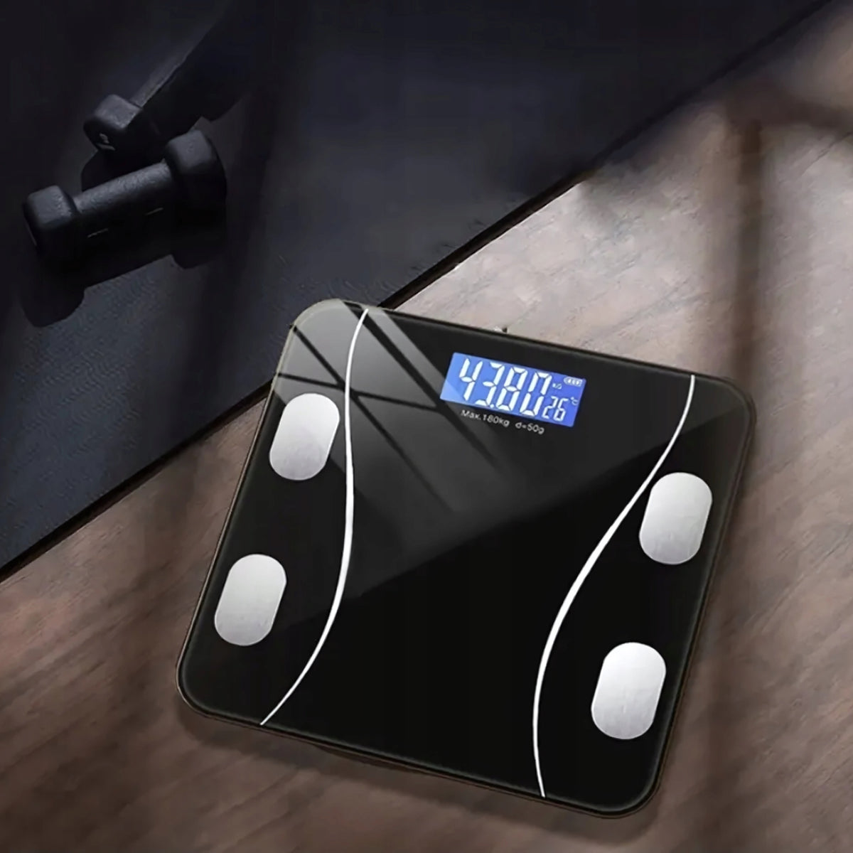 BATHROOM SCALE PRECISE ANALYTICAL ULTRA SLIM 180KG 25in1 ANDROID iOS Manufacturer code 198470432