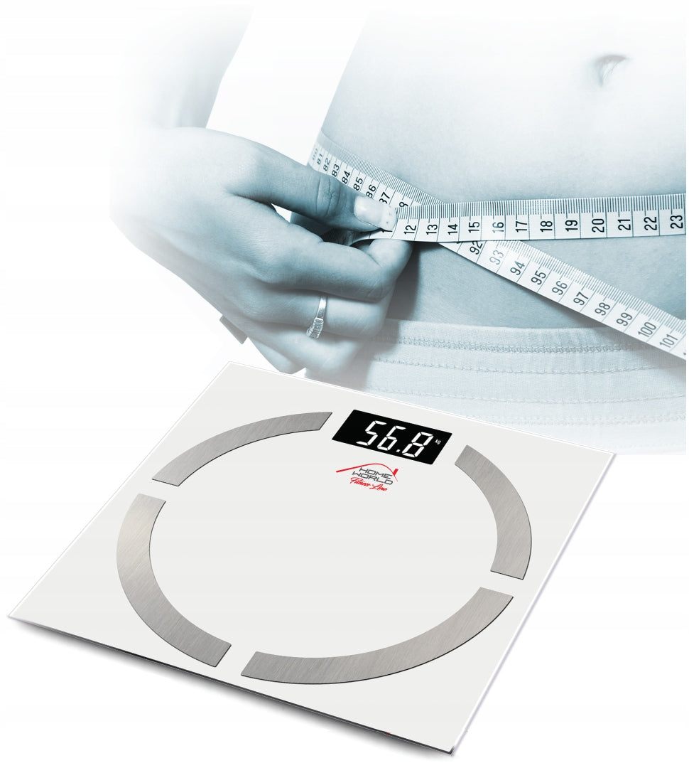 BATHROOM SCALE analytical electronic 12in1 APPLICATION in Polish TECH-MED Manufacturer code WAG_FIT002_B