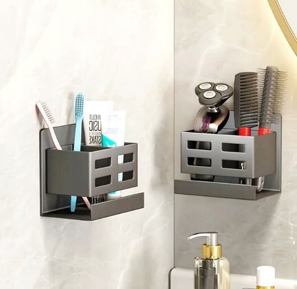 BATHROOM SHELF ORGANIZER BRUSH RACK SELF-ADHESIVE COSMETICS Manufacturer code PÓŁKA ŁAZIENKOWA WISZĄCA ORGANIZER P262