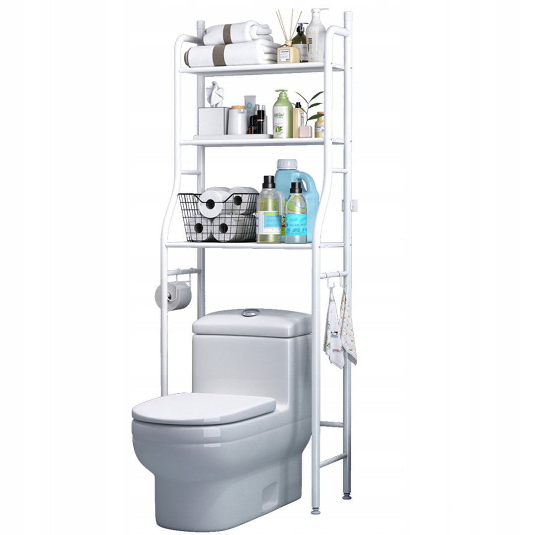 BATHROOM SHELVING CABINET SHELF RACK OVER TOILET STANDING TOILET