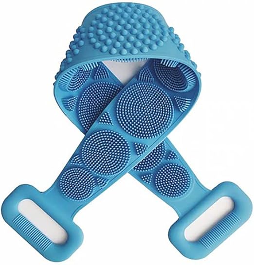 BATHROOM SHOWER MASSAGER BELT SILICONE BODY BACK WASHER