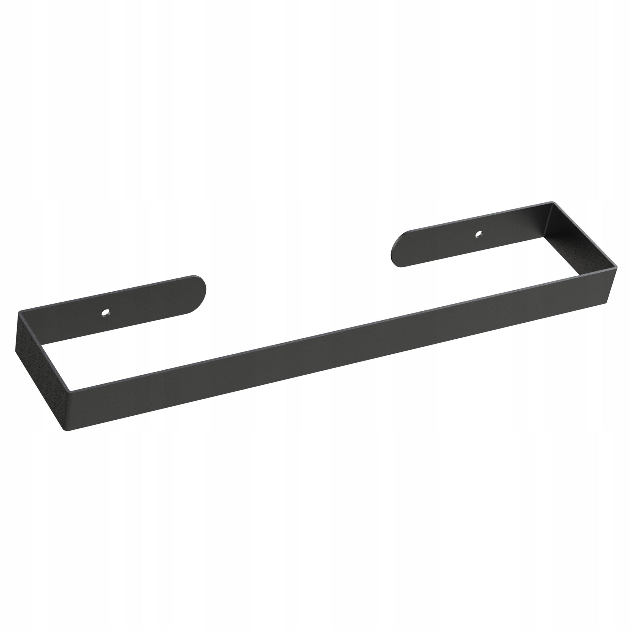 BATHROOM TOWEL HOLDER HANGER BLACK MAT LOFT BLU 15074
