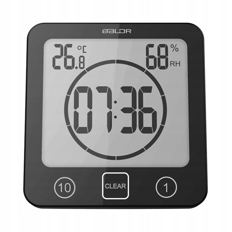 BATHROOM WATERPROOF WALL CLOCK WITH SUCTION CUP Brand no brand