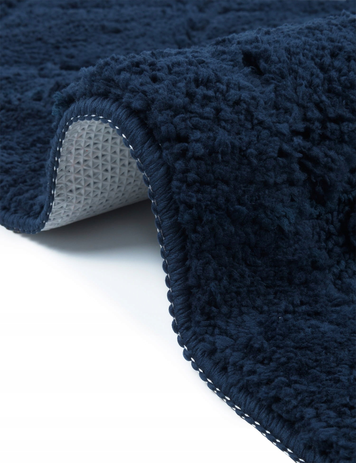 BATHROOM rug, SOFT, ABSORBENT, ANTI-SLIP, WASHABLE, NAVY BLUE 50x80 Shape rectangle