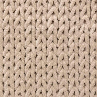 BATHROOM rug, braided, 50x75cm, soft beige Product width 50 cm