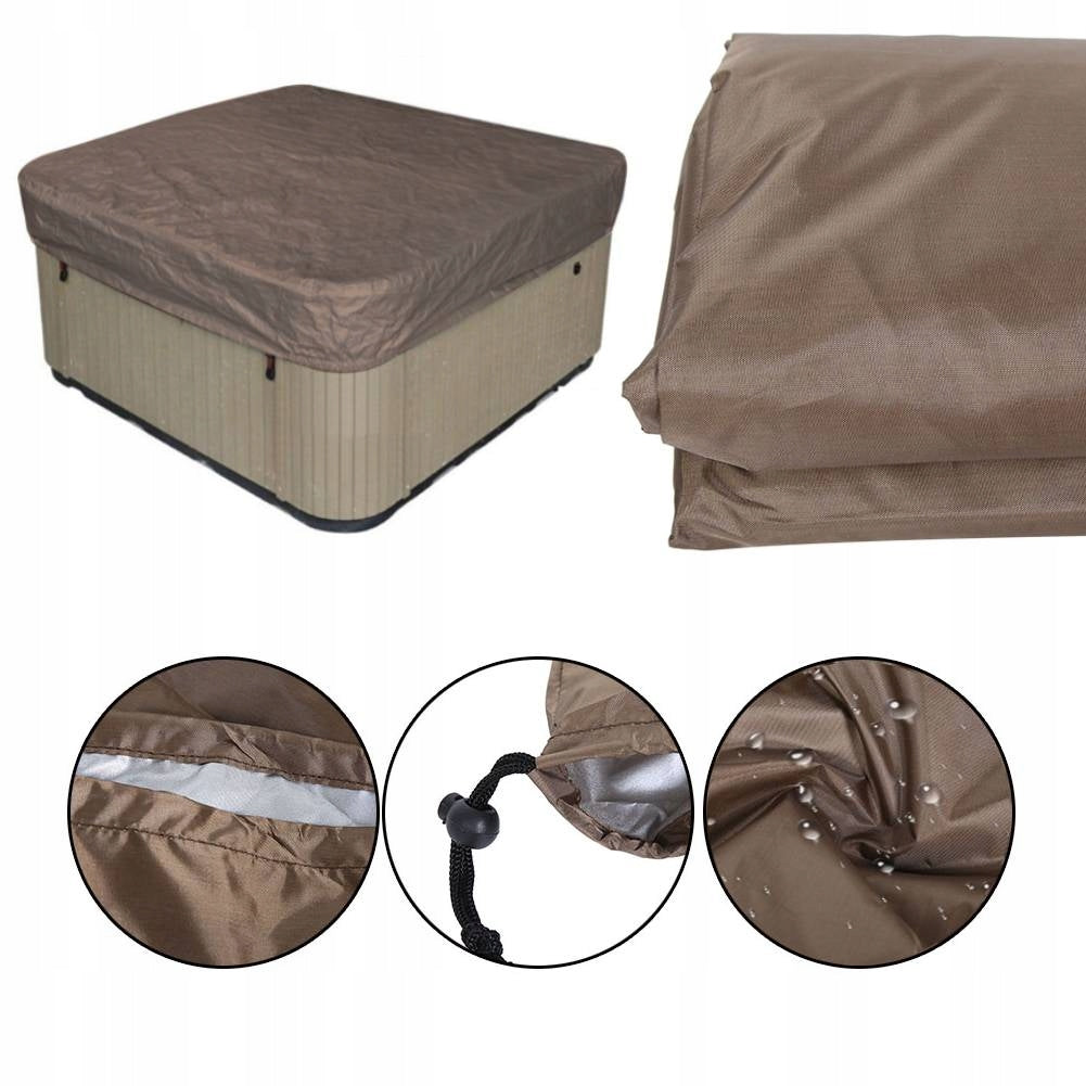 BATHTUB COVER SPA JACUZZI 231X231 PROTECTIVE COVER FOR GARDEN FURNITURE