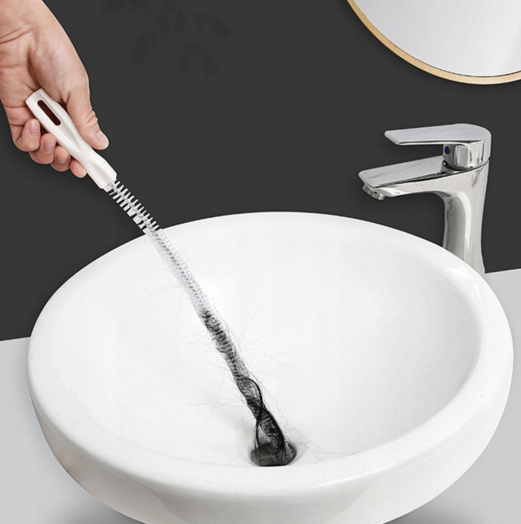 BATHTUB DRAIN PIPE CLEANING BRUSH CLEARS Brand Lova Nest