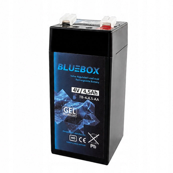 BATTERY 4V 4,5 AH / 20 HR GEL BATTERY FOR CASH REGISTER WEIGHT 10x4,7 cm Packaging status original