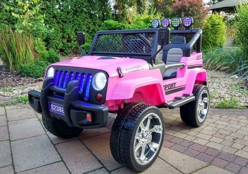 BATTERY CAR JEEP S2388 BABY CAR 4X4 PILOT EVA LEATHER Packaging status original