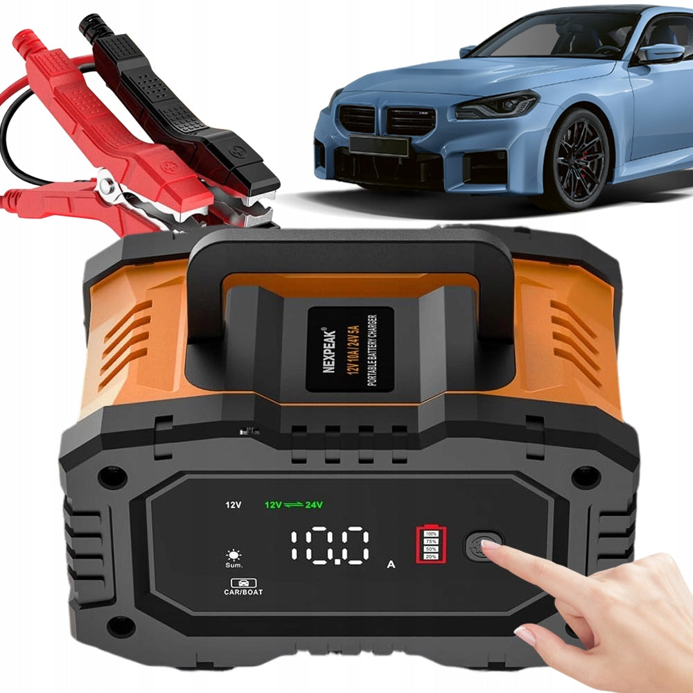 BATTERY CHARGER 12V 24V 10A REVERSAL PROTECTION