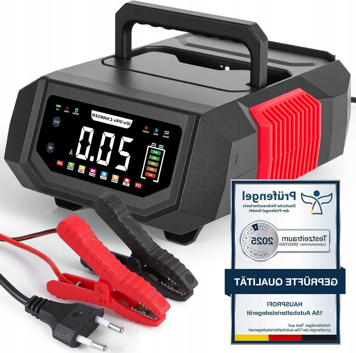 BATTERY CHARGER 12V 24V 20A SMART WITH ADJUSTABLE CURRENT