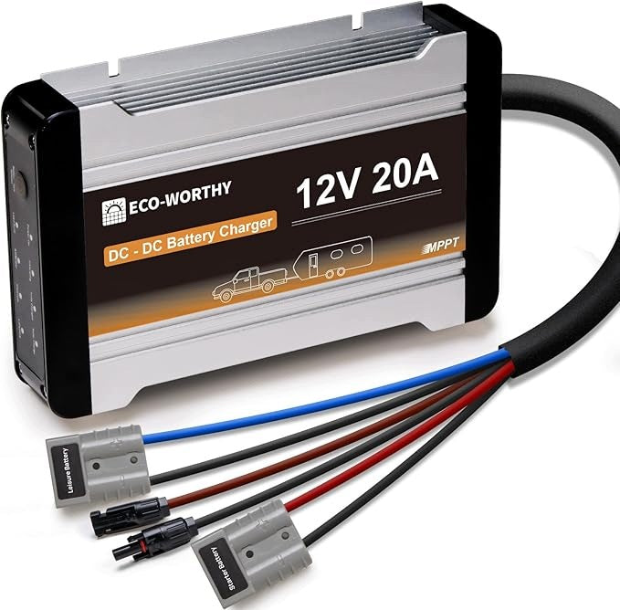 BATTERY CHARGER ECO-WORTHY 12V 20A DC-DC CHARGING AMPLIFIER