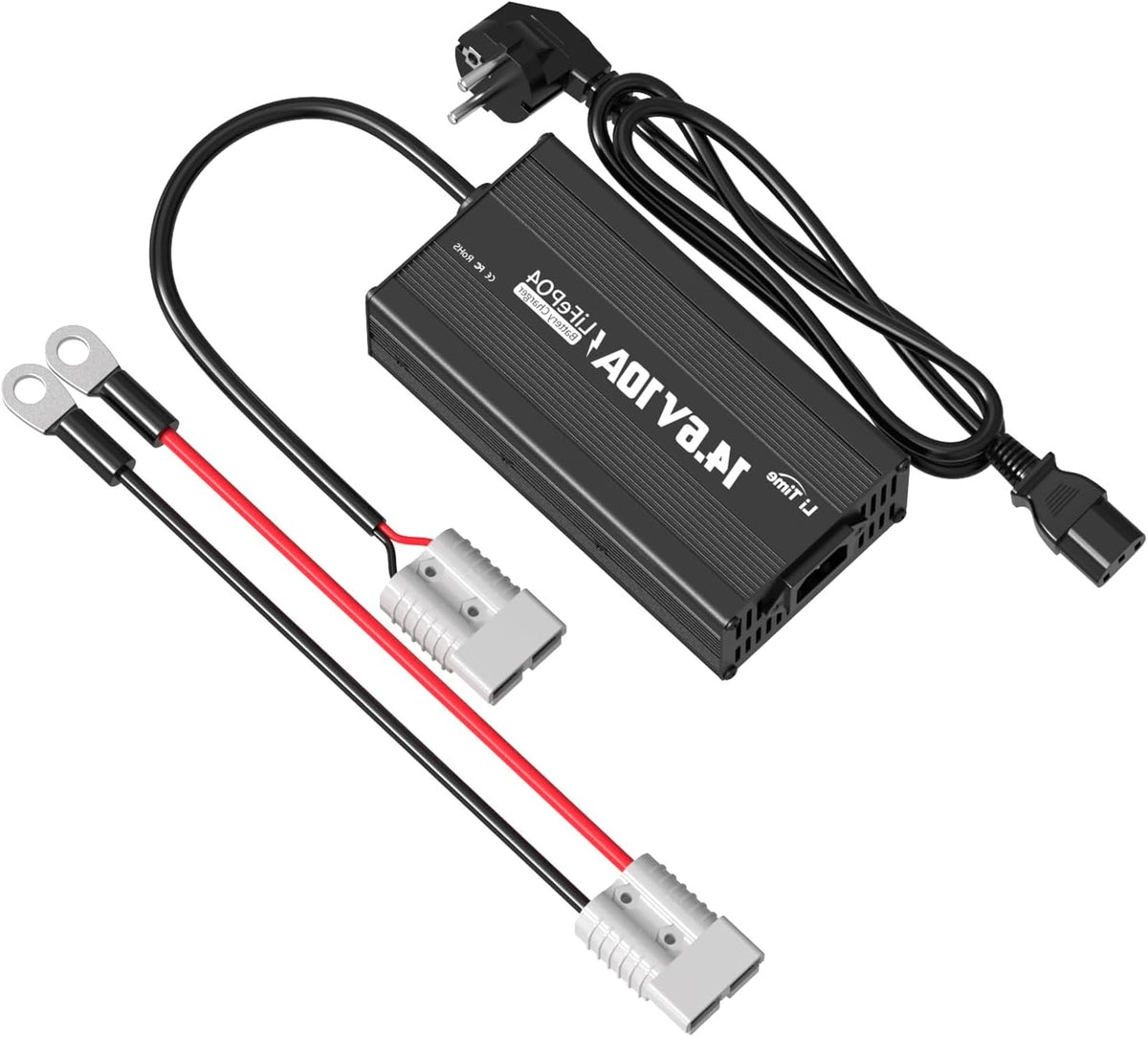 BATTERY CHARGER LIFEPO4 12V 14,6V 10A WITH LED DISPLAY