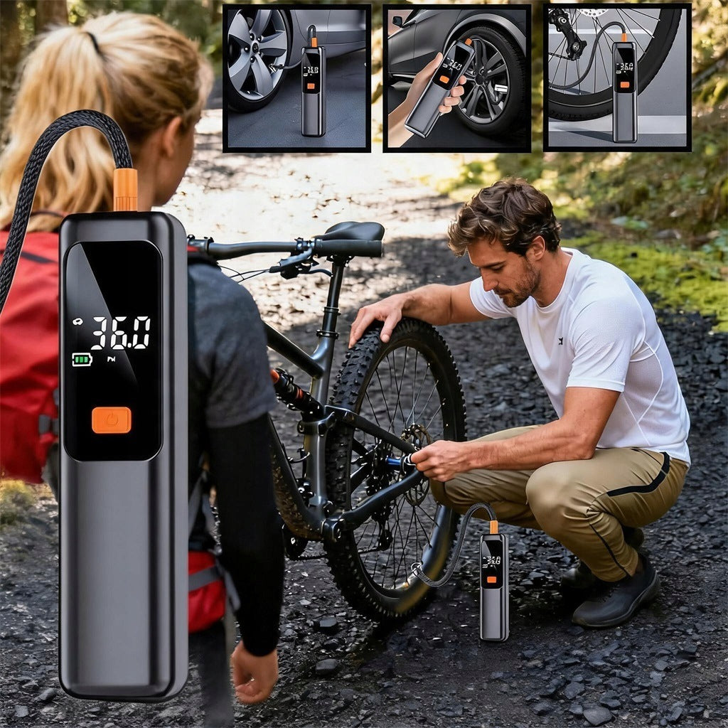 BATTERY COMPRESSOR PORTABLE PUMP FOR CAR BIKE MATTRESS BALL Brand no brand