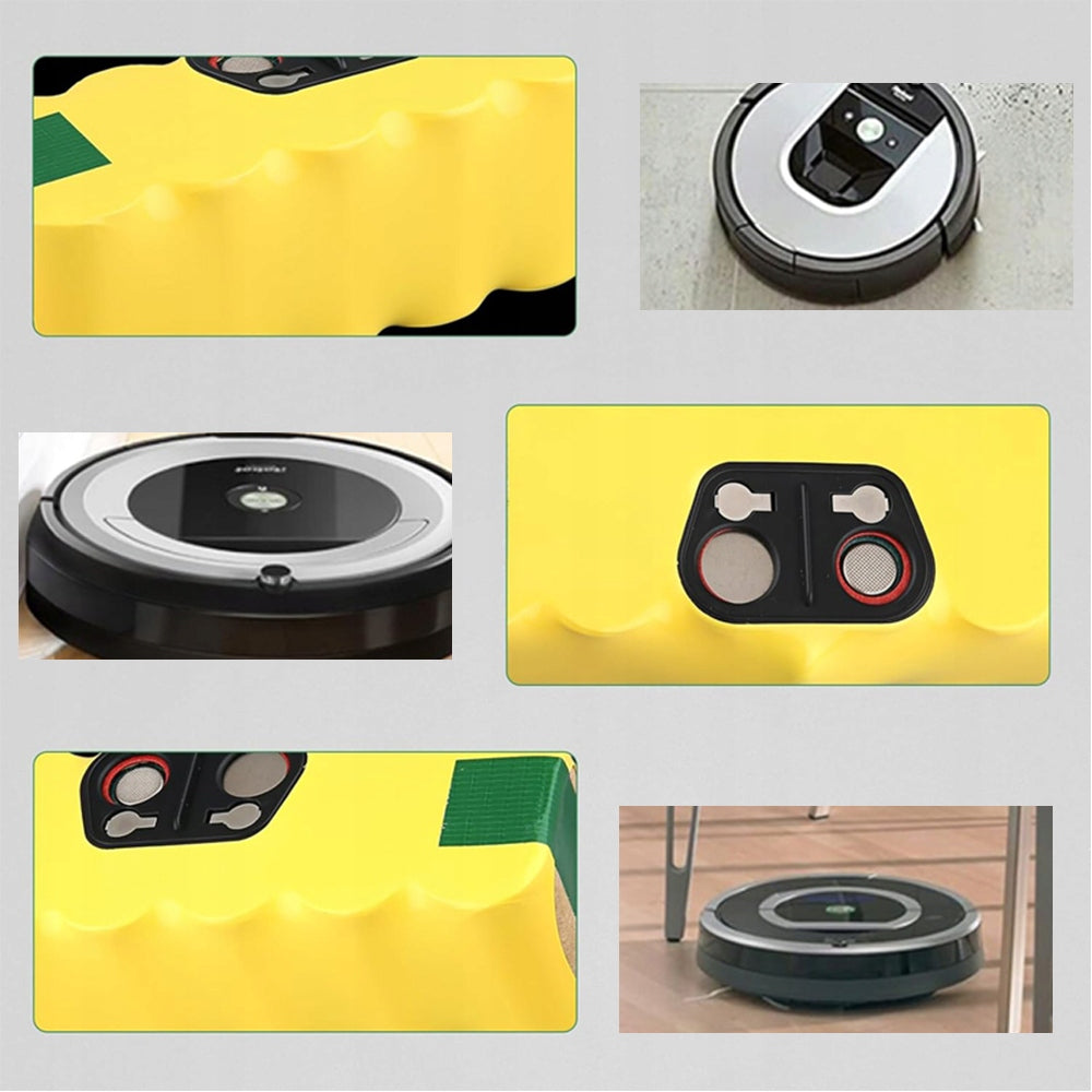 BATTERY FOR IROBOT ROOMBA 500 600 700 800 SERIES 14.4V 5200MAH YELLOW Kind replacement