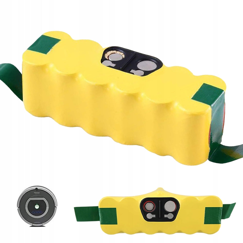 BATTERY FOR IROBOT ROOMBA 500 600 700 800 SERIES 14.4V 5200MAH YELLOW