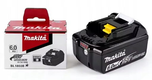 BATTERY FOR MAKITA 18V 6.0Ah Li-Ion (BL1860B) Manufacturer code MT-18V-6000mAh-1