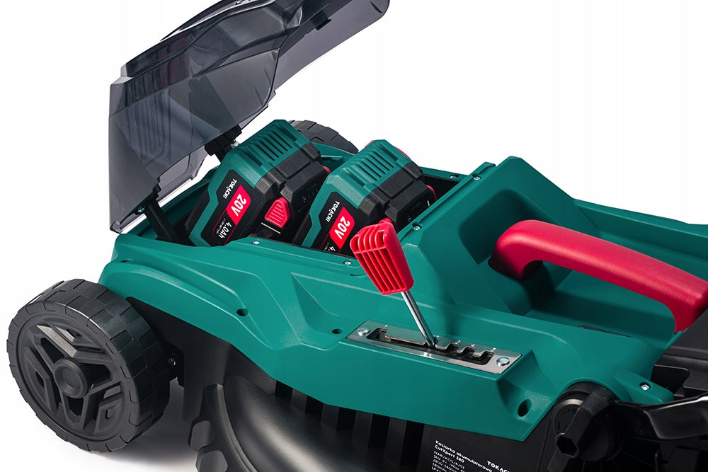 BATTERY MOWER 38CM STRONG 40V TWO BATTERIES 8AH BASKET 42L + CHARGER Series Tokachi CutXpert