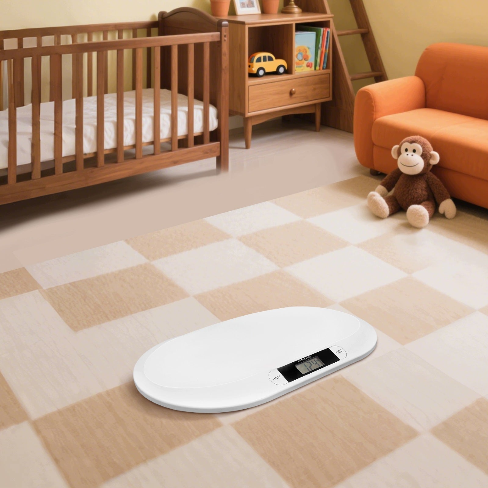 BATTERY-OPERATED BABY SCALE, MAXIMUM WEIGHT CAPACITY 20KG Packaging status original