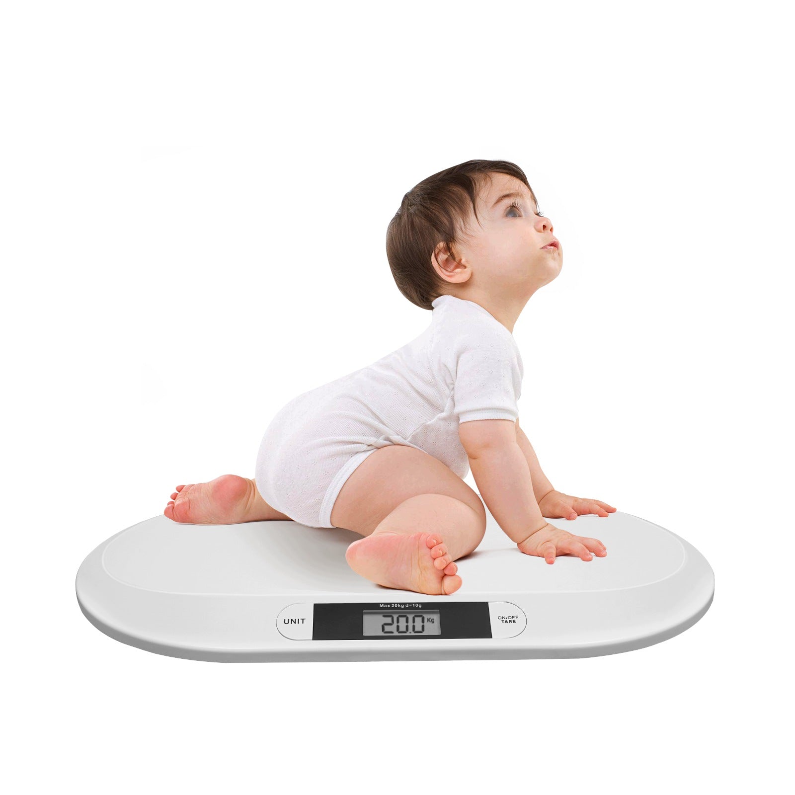 BATTERY-OPERATED BABY SCALE, MAXIMUM WEIGHT CAPACITY 20KG