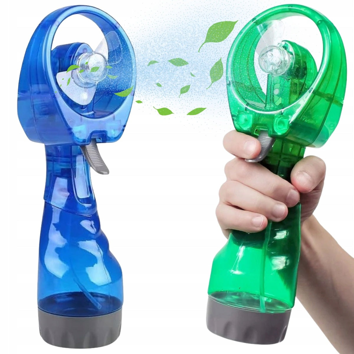 BATTERY OPERATED FAN WITH WATER MIST DESK FAN PORTABLE FAN