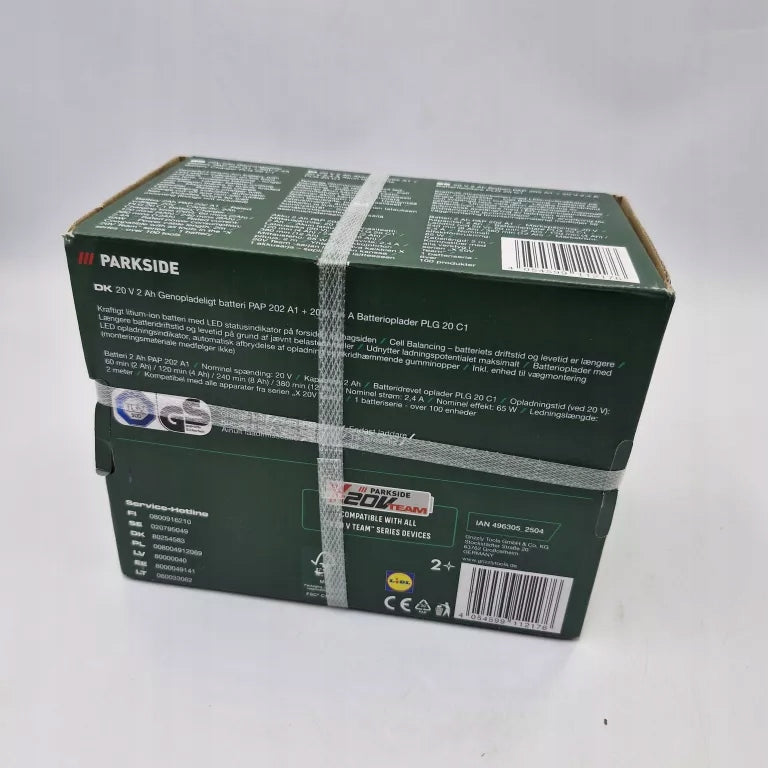BATTERY PARKSIDE PAP 202 A1+ CHARGER AKU. PLG 20 C1 Brand Parkside