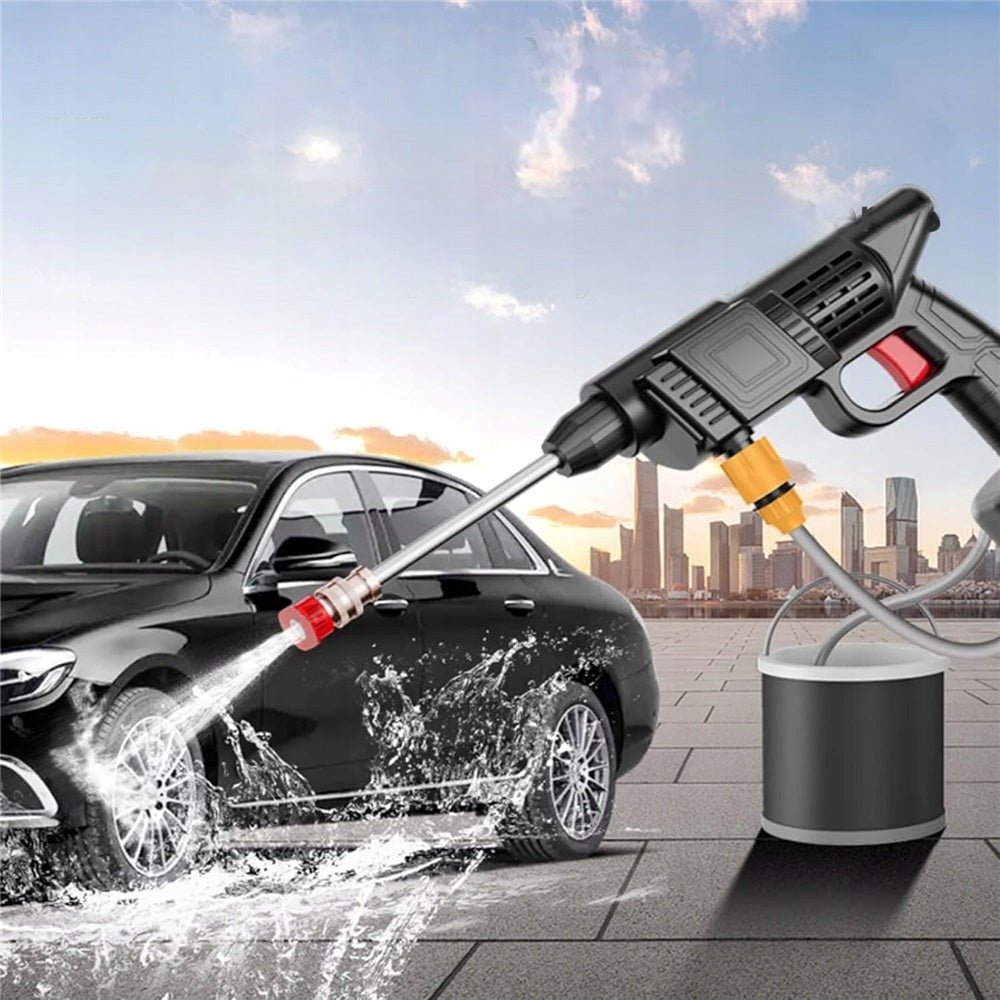 BATTERY PRESSURE WASHER 1500W 2XBATTERIES 10000MAH WIRELESS 5M Brand no brand