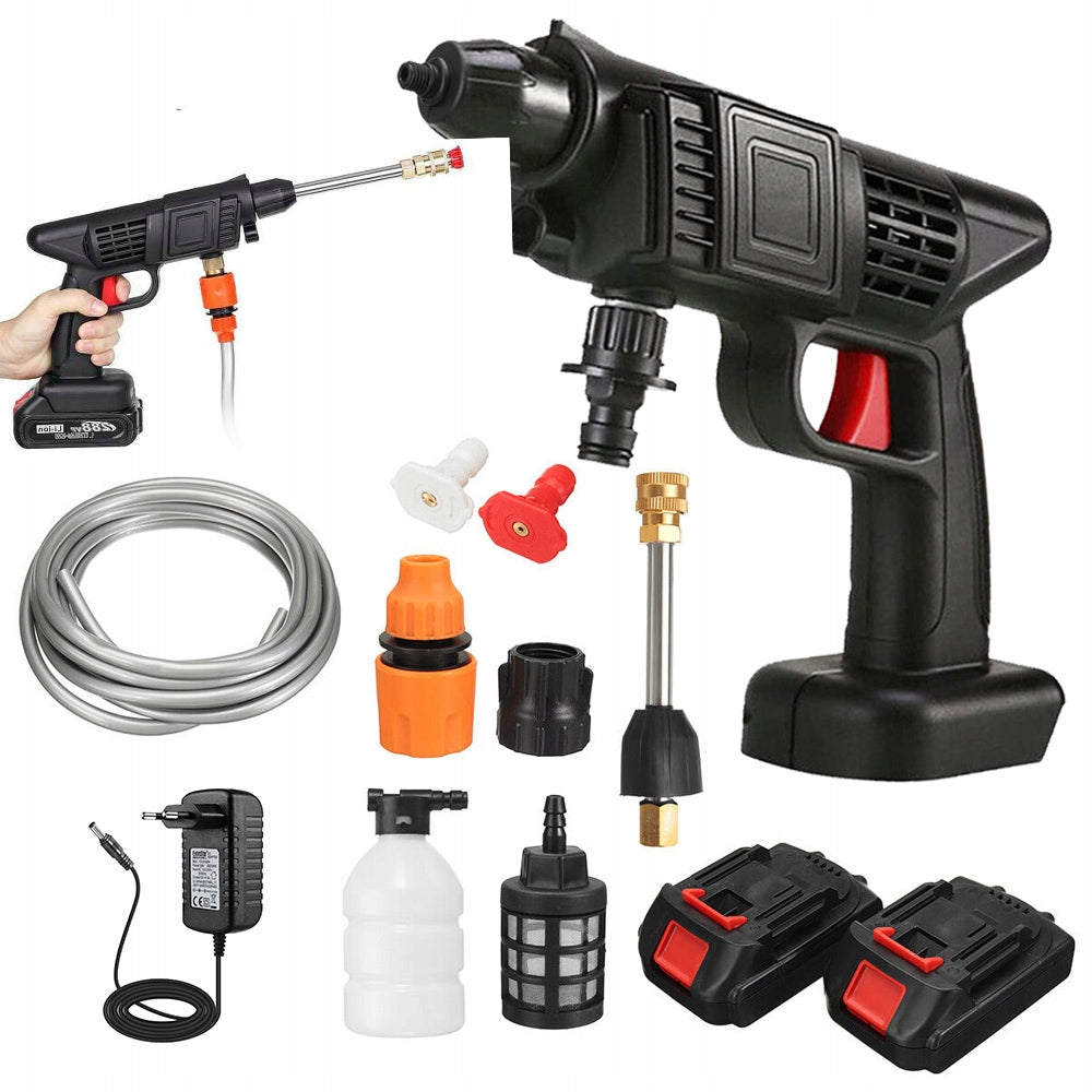 BATTERY PRESSURE WASHER 1500W 2XBATTERIES 10000MAH WIRELESS 5M