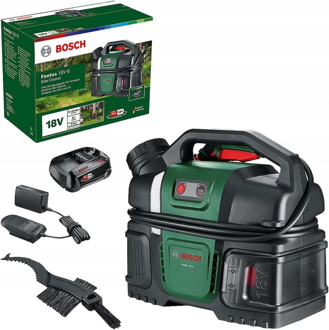 BATTERY PRESSURE WASHER 18V TANK 6L 8 MODES