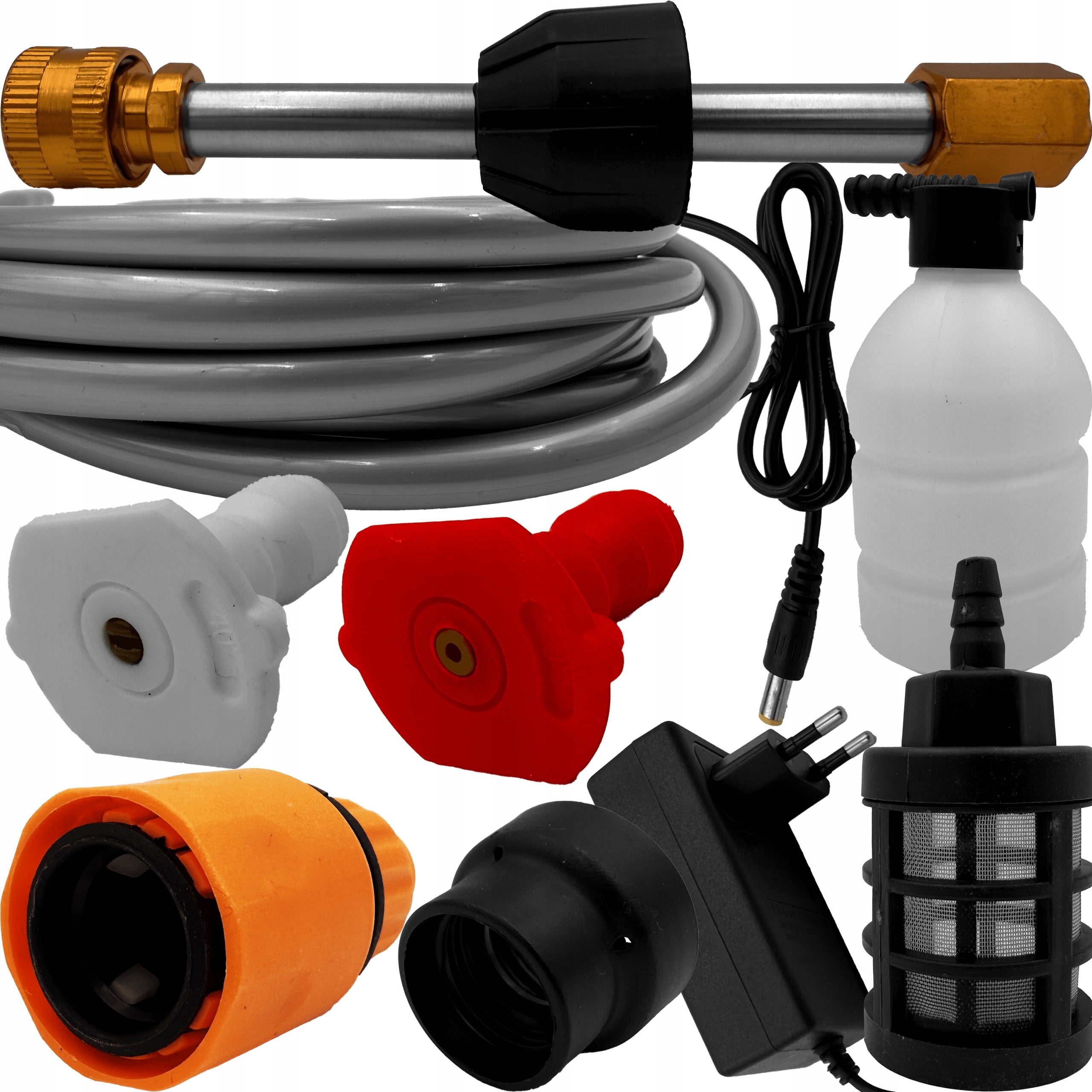 BATTERY PRESSURE WASHER 2xAKU 48V FOAMER SUITCASE RELIABILITY WYKO