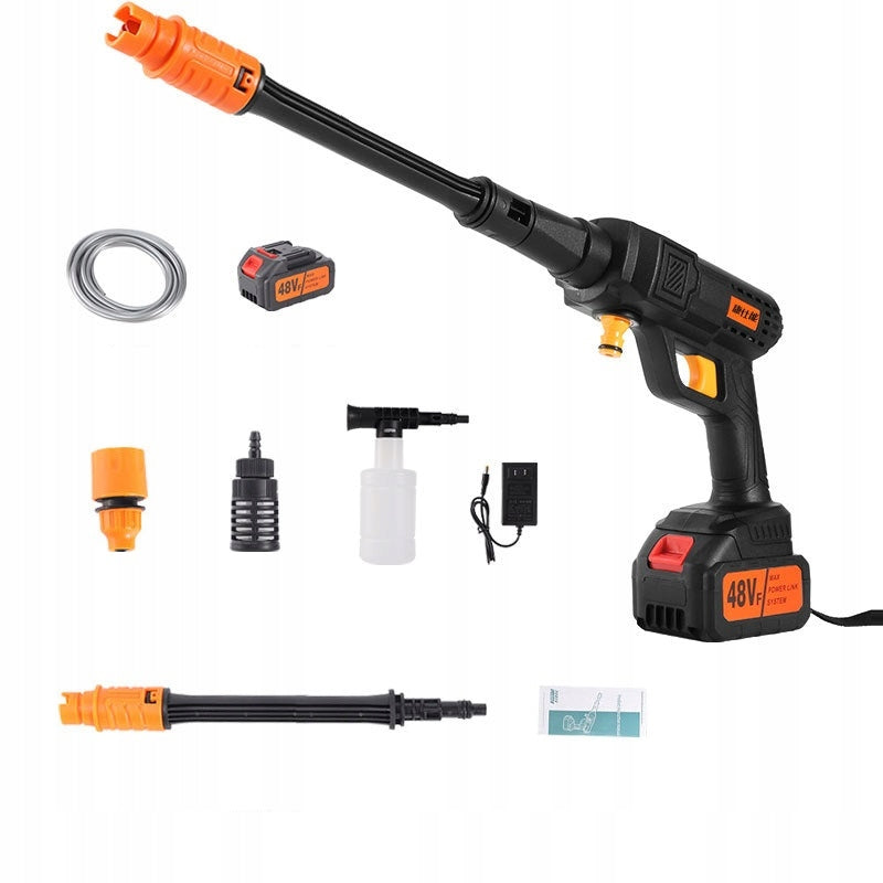 BATTERY PRESSURE WASHER for 100bar SET 600W GARDEN