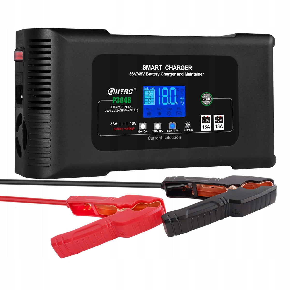 BATTERY RECTIFIER AUTOMATIC SMART CHARGER 36V 18A/48V 13A